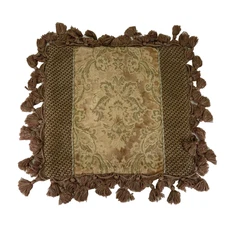 SWEET DREAMS Neiman Marcus Throw Pillow Cover ONLY Tapestry Tassel Cord 18"x18"