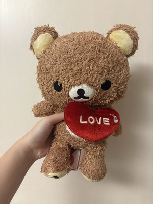 Rilakkuma LOVE Bär San-X Plüschtier Plüsch Plushie Anime Kawaii Japan Merch