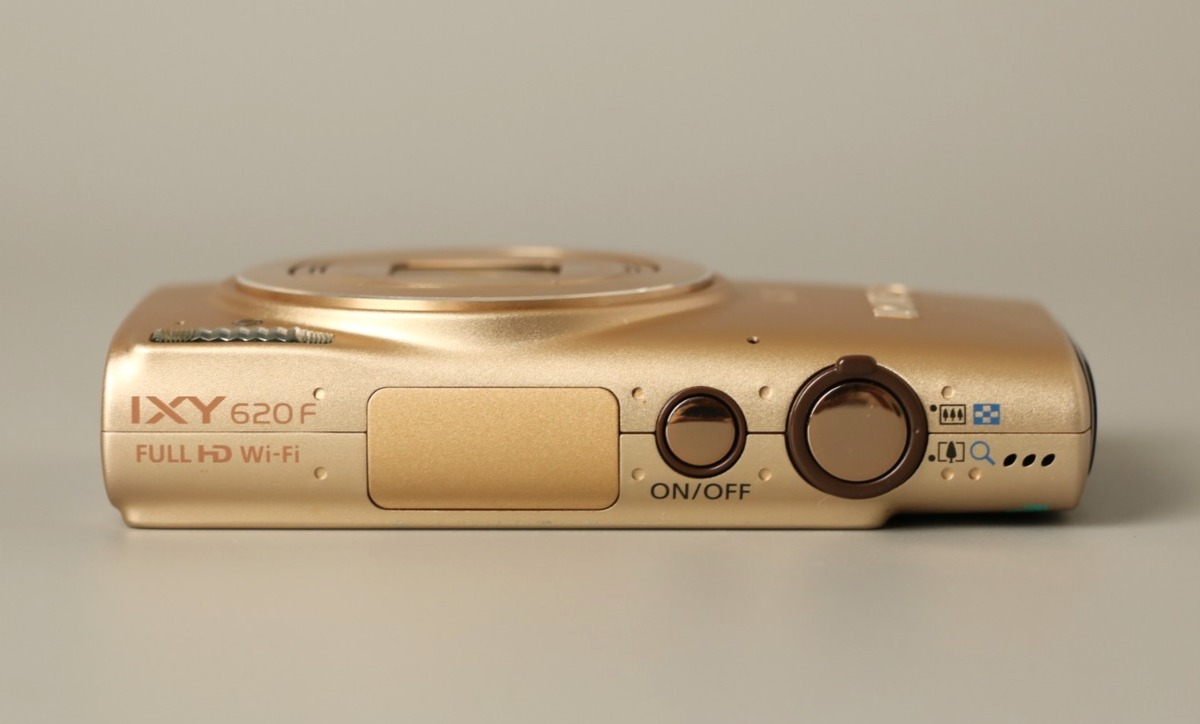 Canon IXY 620F Gold 12.1MP 10x Zoom Compact Digital Camera from