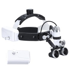 faruijie Binocular Loupes with Light - 3.5X Magnification Denshine Loupes, Su...