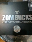 1 oz Zombucks World Libertattered Silver Round (New)