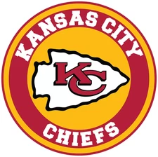 Kansas City Chiefs Logo Weather Resistant Vinyl Sticker/Decal 10