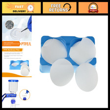100PCS 47mm PTFE Membrane Filter Discs, Hydrophilic, 0.22 m Pore Size, Lab Use