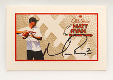 Matt Ryan Topps Old Spice Football Clinic | 2009 | Autographed 4x6