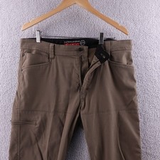 Wrangler ATG All Terrain Gear Men's Brown Cargo Pants Size 36x30 Hiking