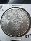 MORGAN SILVER DOLLAR 1884 CC GEM BU MS++++++ BLAZING SPL HIGH GADE PQ!!