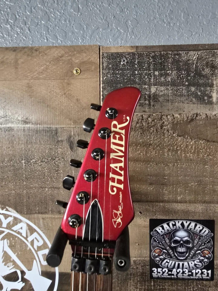 Hamer Steve Stevens 1986 rojo. Con Ohsc Foto 3 de 4
