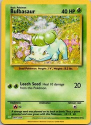 Bulbasaur 001/034 Pokémon TCG Classic Holo