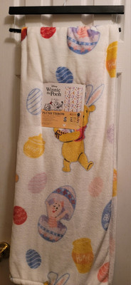 Winnie The Pooh Easter Throw Blanket 50 X 70 Brand New With Tags Hard To Find