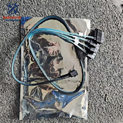 Internal Mini SAS HD SFF-8643 to 4x SATA/SAS Forward Breakout Cable for Server
