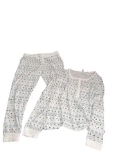 Women’s Auden Christmas Pajamas Thermal Size Medium 