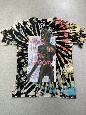 TRAVIS SCOTT TIE DYE CACTUS JACK  Highest In The Room  T-Shirt Size Large