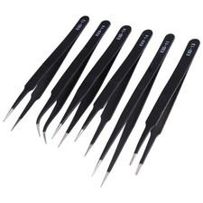 ESD 10-15 Stainless Steel Tweezers Multifunction Pliers Anti-Static Material B
