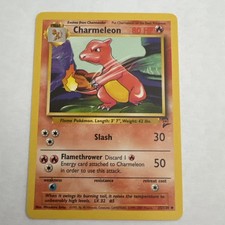 Charmeleon 35/130 Pokemon Card Base Set 2 Uncommon - LP FIRE CONDITION