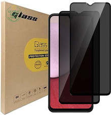  2 Pack for Samsung Galaxy A14 Tempered Glass Privacy Screen Protector 5G, anti