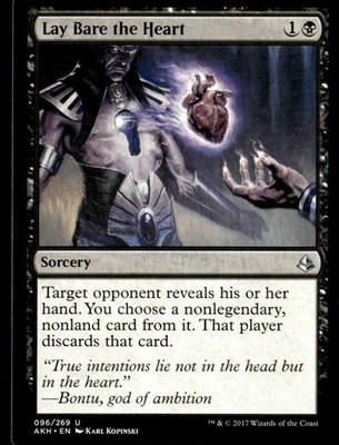 2017 Amonkhet Lay Bare the Heart Expansion/Uncommon #96