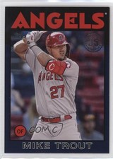 2021 Update 1986 Topps Baseball 35th Anniversary Blue Mike Trout #86B-1 5rq