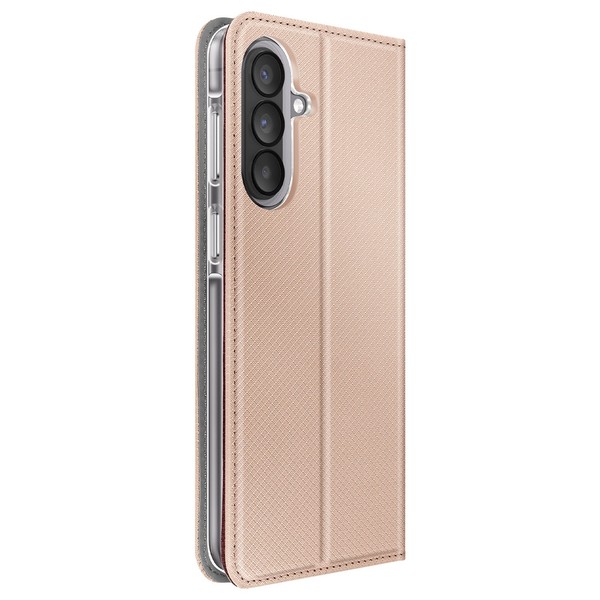 Avizar, Etui Galaxy A57 Struktur Design Mit Standfunktion Kartenfach, Gold-image
