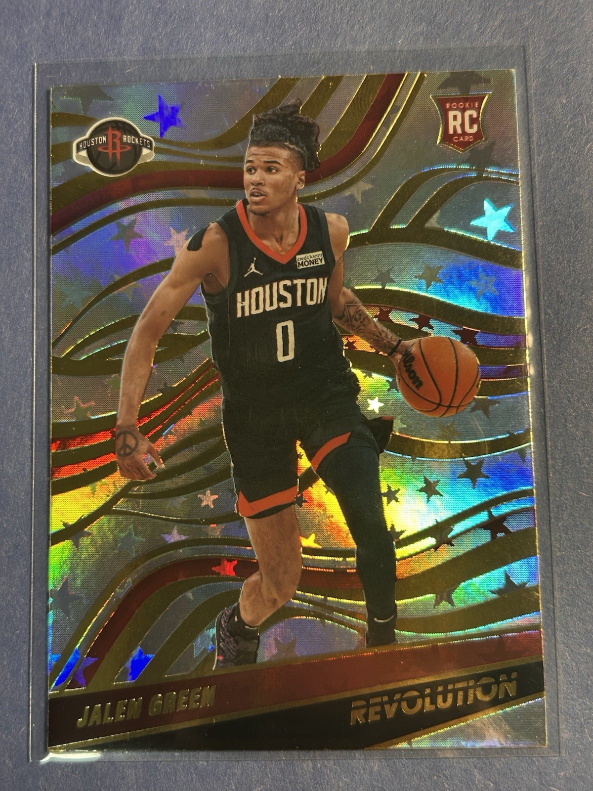 2021-22 Panini Revolution Jalen Green Astro Rookie Houston Rockets #115 RC