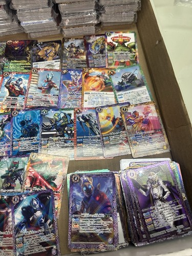 Lote a granel japonés de 7 lb Battle Spirits Saga Bandai 2008 a 2020 toneladas de láminas - Imagen 9 de 19