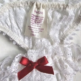 VTG New Frederick&rsquo;s Of Hollywood Two Piece Coquette Lacey Lingerie Set Small