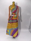 Vtg Barbie Mod 70s Doll Clothes BEST BUY Maxi DRESS Set Variant Fabric 1973 8680