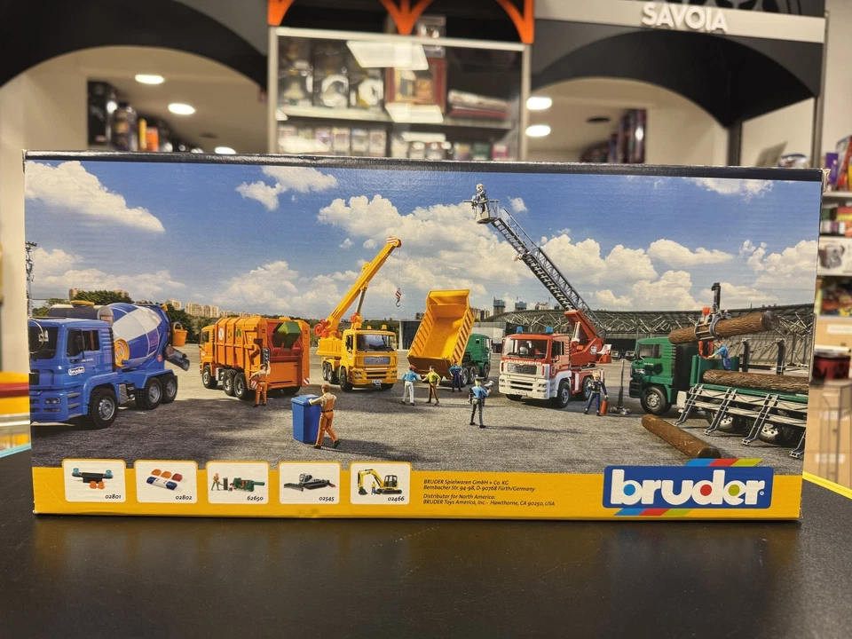 BRUDER 02765 - scala 1:16 - CAMION RIBALTABILE MAN TGA - NUOVO - SIGILLATO - Immagine 3 di 4