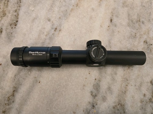 WestHunter HD-S 1.2-6x24 Riflescope, 30mm Tube - W/ Vortex Scope Rings