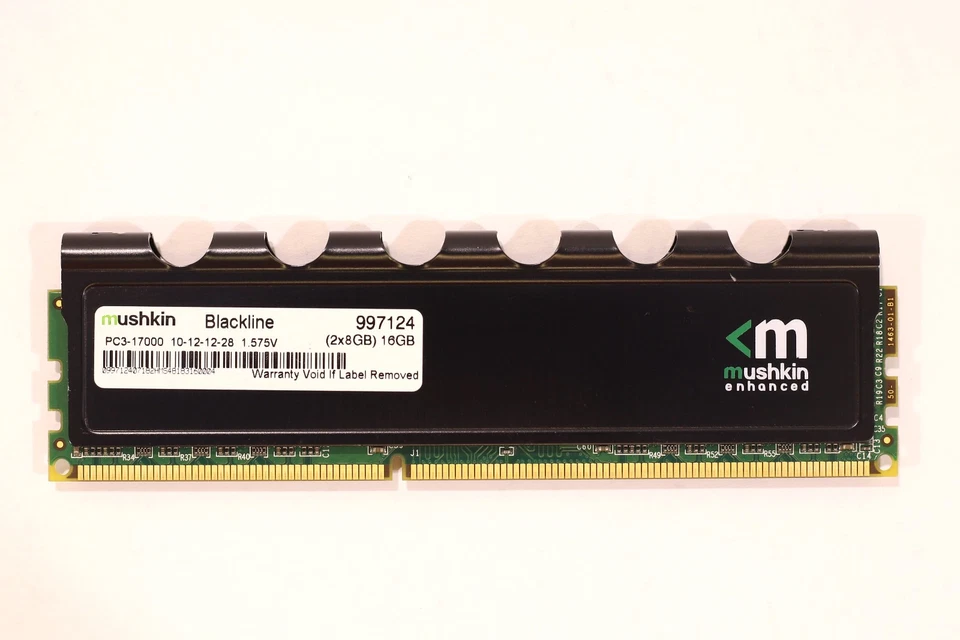 Mushkin Enhanced 16GB 2Rx8 PC3-17000 DDR3-2133 Desktop Memory P/N: 997124 Tested - Image 2 of 2