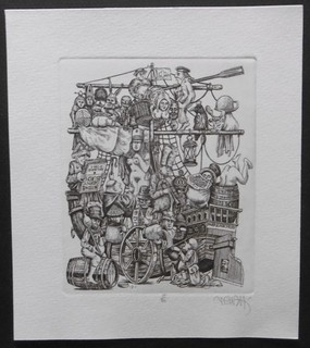 ZOLTA VEN Exlibris Narrenschiff