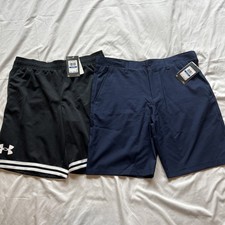 Under Armour Boys Size XL Shorts, Athletic/Golf, 2 Pair, New With Tags