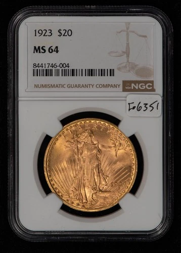 1923-P Saint-Gaudens Double Eagle — photo from the most recent tracked eBay sale