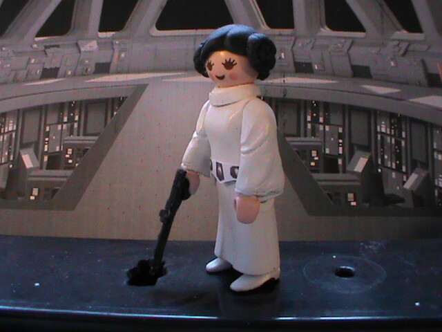 Figurine Playmobil Custom - Princesse Leia Morgana (Star Wars VI) REF-0163 Bis