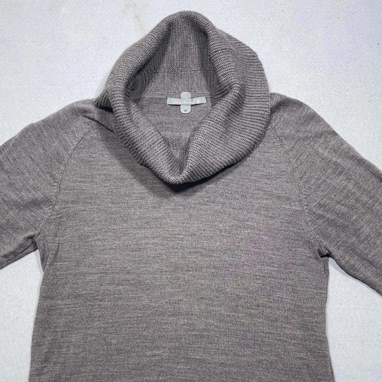 smartwool merino minturn drape cowl neck pull over sweater