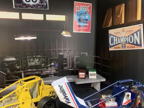 "Diorama artístico a escala 1/24 construido desde cero - ""Tienda de reparación de autos Sprint""" - Imagen 13 de 19
