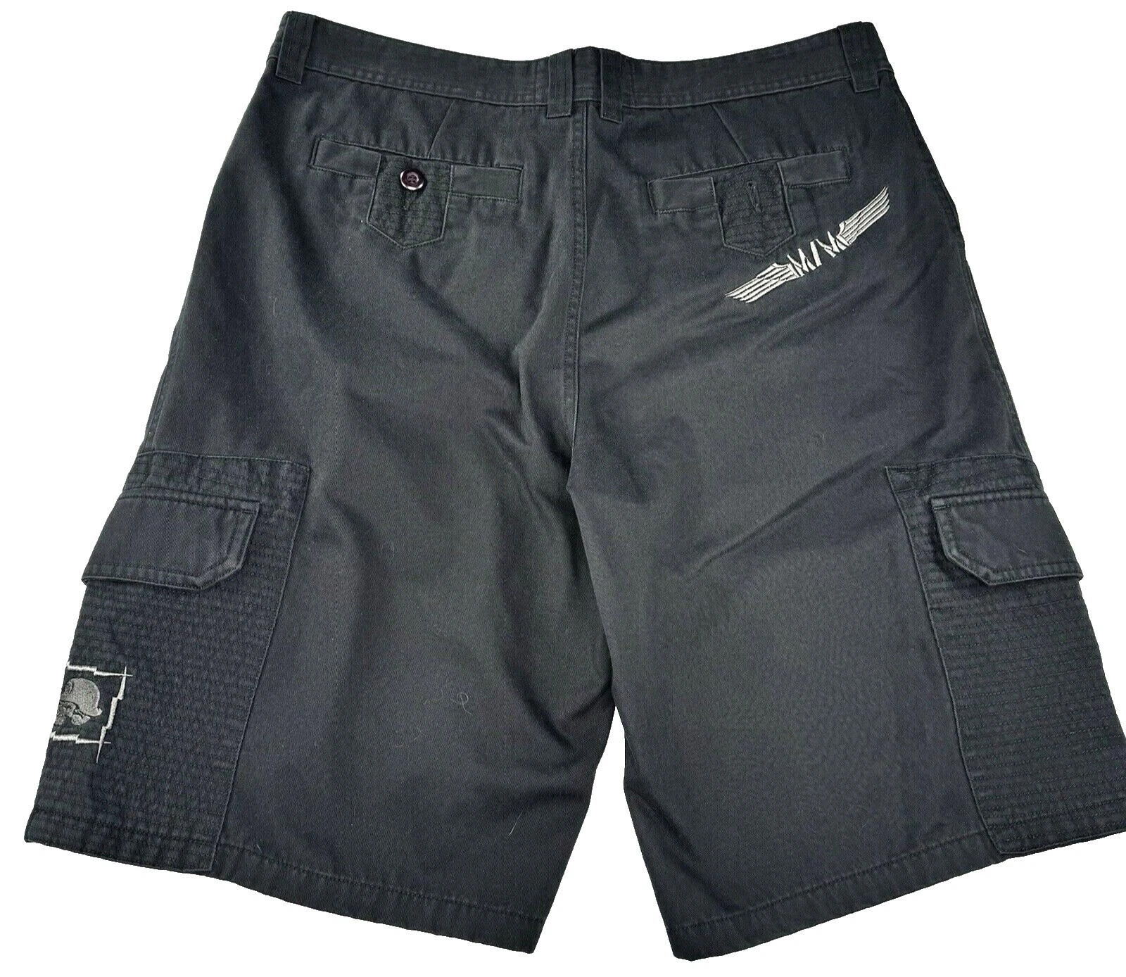Pantalones cortos sólido Poliéster Metal Mulisha para hombres