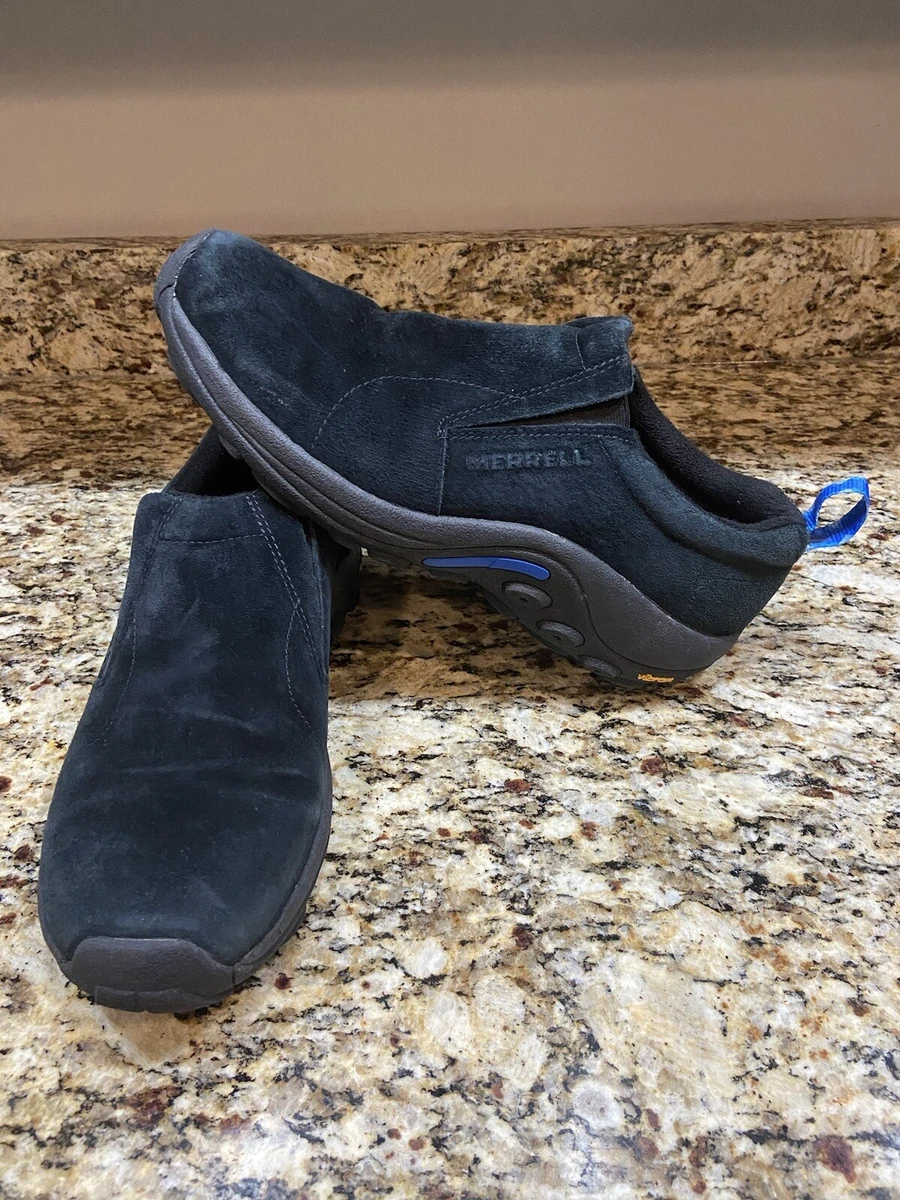 Mens Merrell Vibram Jungle Moc HOMMES Black Slip On Sneakers Shoes