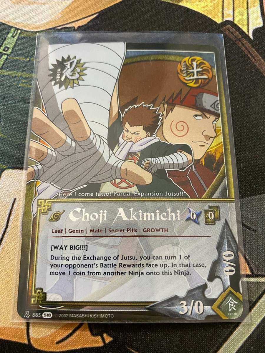 Naruto CCG - Choji Akimichi [Way Big!!!] 885 Foil Promo | eBay