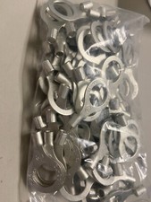 100 non-insulated Ring Terminal wire Connector 12-10 GA AWG Gauge 1/2 Hole