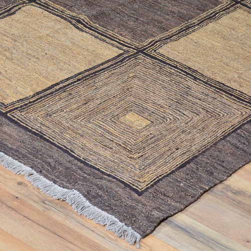 Alfombra oriental de lana afgana hecha a mano tribal tejida a mano Soumak 4,10 X 6,7 Brral-3756 - Imagen 7 de 10