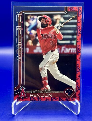 2025 Topps Series 1 - ANTHONY RENDON Team Border SP Los Angeles Angels #83