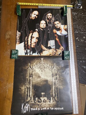 KORN Take a Look in the Mirror 24x24 promo poster 2-sided EPIC