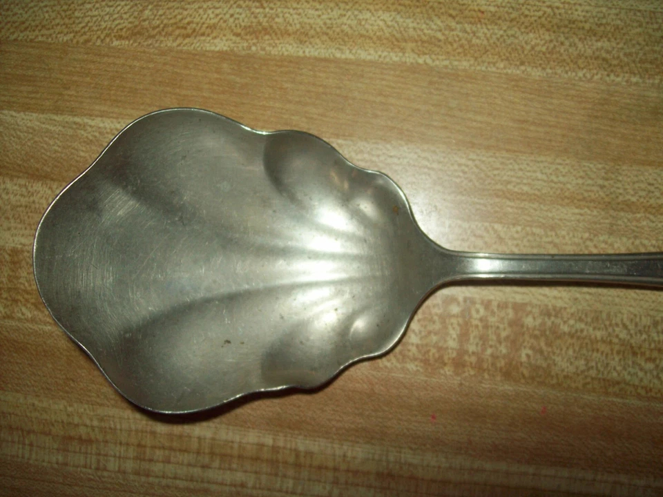 Cuchara cuchara galleta PLATA COLONIAL servidor cubiertos 9" Foto 2 de 4