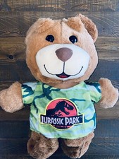 17  Universal Studios Teddy Bear Jurassic Park World Plush Stuffed Animal Movie