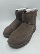 NEW UGG Women's Classic Mini ii Winter Boot Burnt Cedar Brown Size 6 1016222
