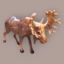 NORTHERN ROSE Moose Standing Porcelain Miniature Figurine New FREE SHIPPING R043
