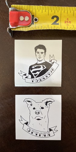 2022 NYCC Exclusive Superboy & Krypto Temporary Tattoo - Bild 3 von 3