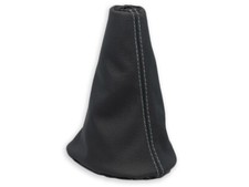 SCHALTMANSCHETTE FUR TOYOTA YARIS 2 FL 2009-2011 SCHALTSACK LEDER NAHT GRAU