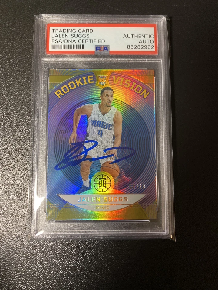 Jalen Suggs Signed Autograph Auto 2021 illusions Rookie Card RC /10 PSA/DNA Rare - Image 2 of 4