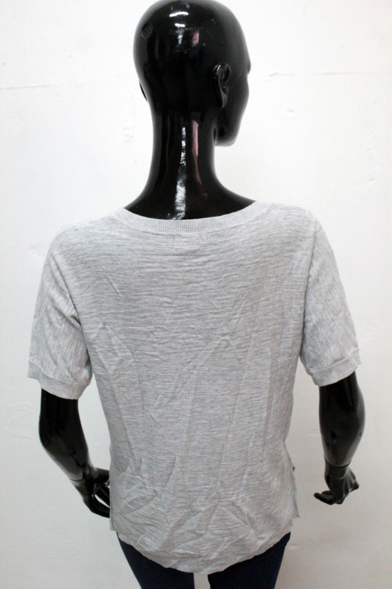 Maglione Donna GAP V-Neck Grigio - Cotone E Viscosa, Taglie XS-2XL Regolari E Petite